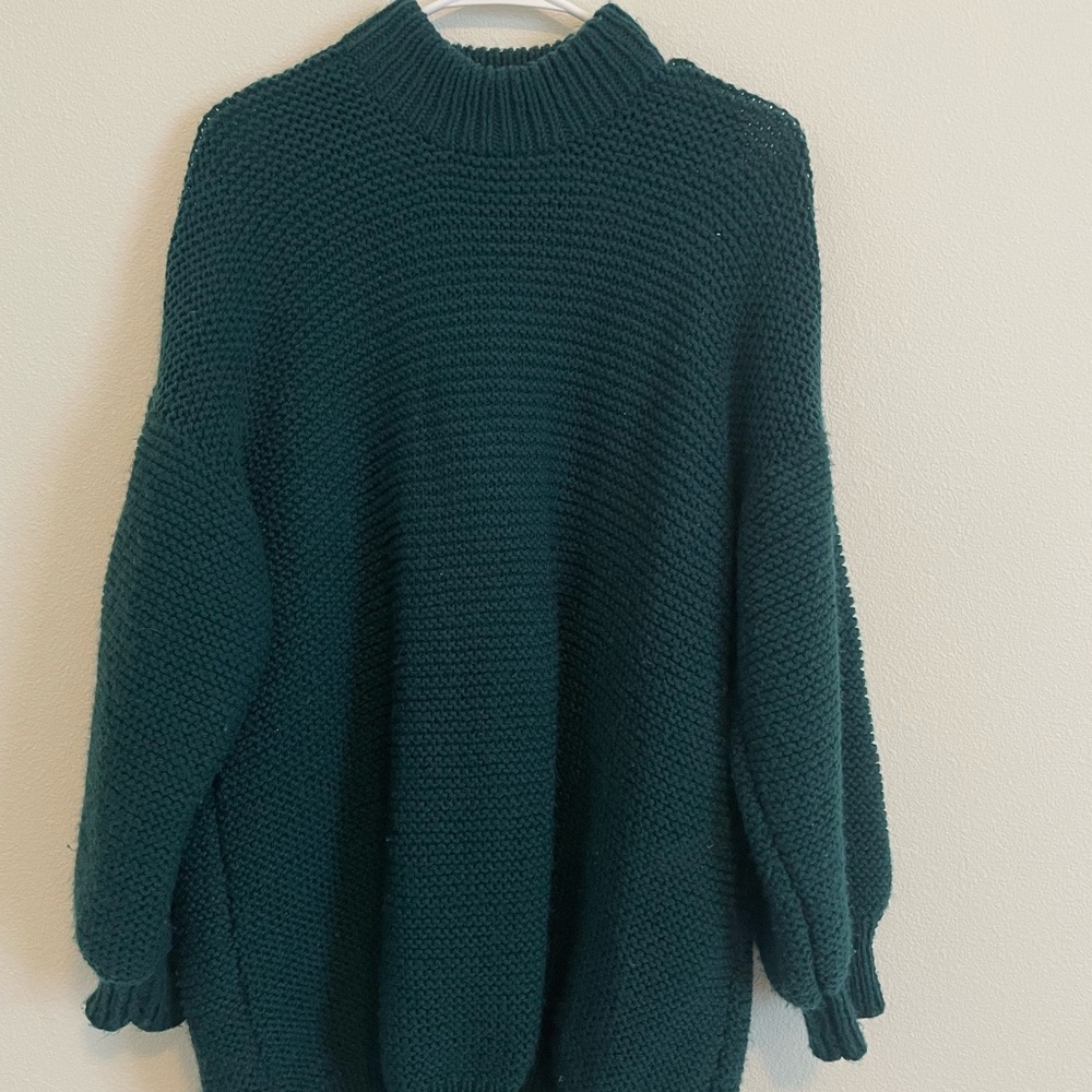 Green Vintage Knit Sweater